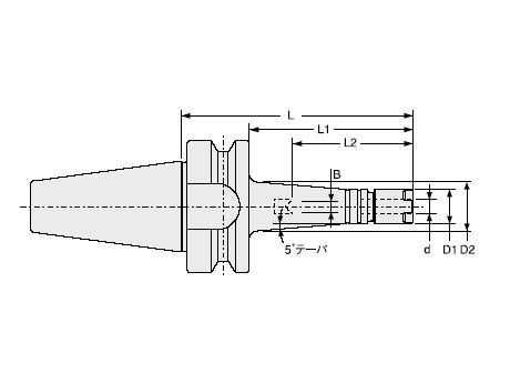 Collet Holder for Small Diameters (Taper Type)