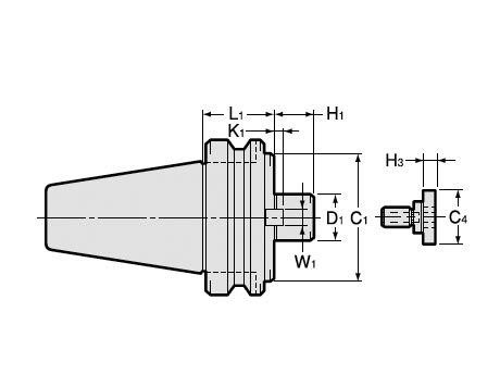 Face Mill Arbor