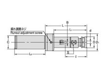 "R" Zero Runout Adjustment Collet Extension (Straight Shank)